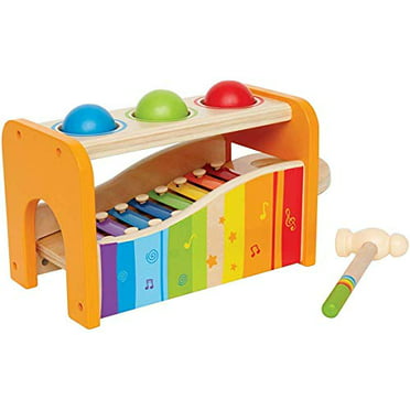 12months for sale online Hape Rainbow Pounder Bench